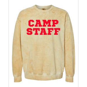 Camp Staff Colorblast Crewneck Sweatshirt