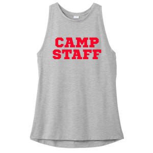 Camp Staff Ladies PosiCharge Tri-Blend Wicking Tank