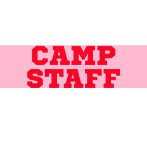 Camp Staff Bumper Sticker