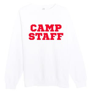 Camp Staff Premium Crewneck Sweatshirt