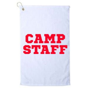 Camp Staff Platinum Collection Golf Towel