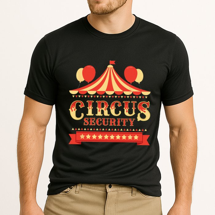 Circus Security Circus Birthday Party Circus Costume Cooling Performance Crew T-Shirt