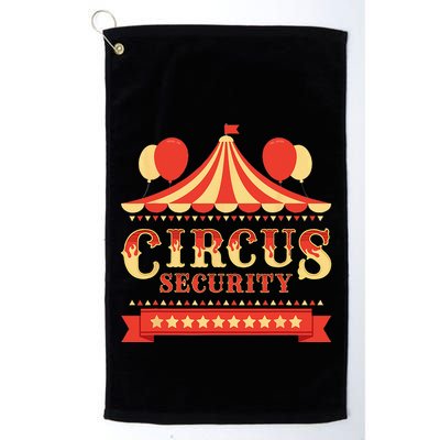 Circus Security Circus Birthday Party Circus Costume Golf Towel