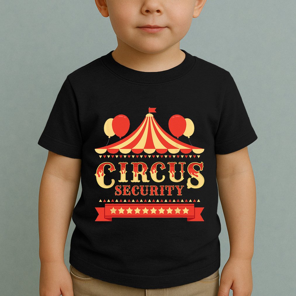 Circus Security Circus Birthday Party Circus Costume Toddler T-Shirt