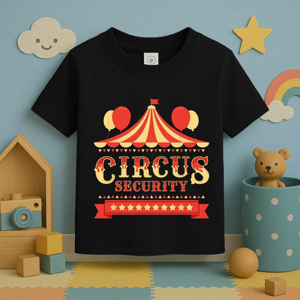 Circus Security Circus Birthday Party Circus Costume Toddler T-Shirt