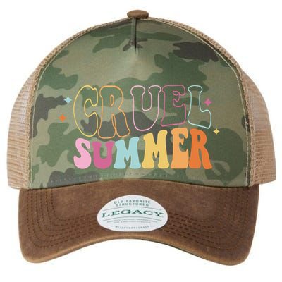 Cruel Summer Colorful Groovy Legacy Tie Dye Trucker Hat