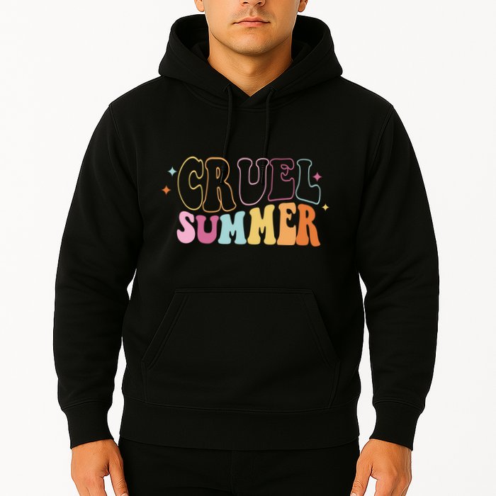 Cruel Summer Colorful Groovy Hoodie