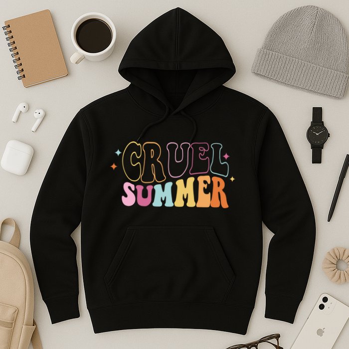 Cruel Summer Colorful Groovy Hoodie