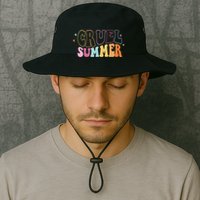 Cruel Summer Colorful Groovy Bucket Hat
