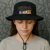 Cruel Summer Colorful Groovy Bucket Hat