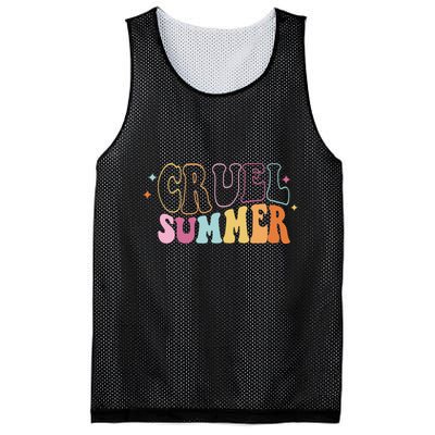 Cruel Summer Colorful Groovy Mesh Reversible Basketball Jersey Tank