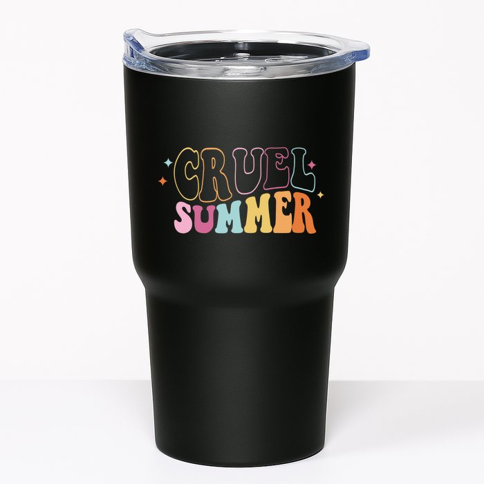 Cruel Summer Colorful Groovy Tumbler