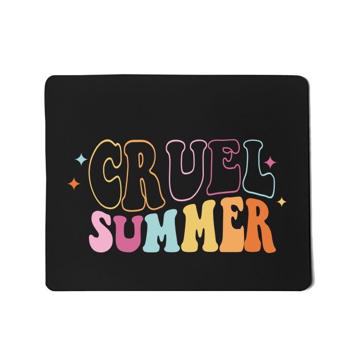 Cruel Summer Colorful Groovy Mousepad