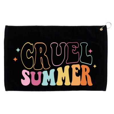 Cruel Summer Colorful Groovy Grommeted Golf Towel