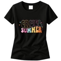 Cruel Summer Colorful Groovy Womens T-Shirt