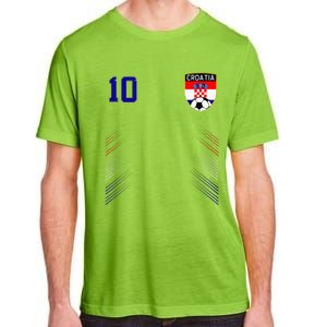 Croatia Soccer Croatian Football Retro 10 Jersey Adult ChromaSoft Performance T-Shirt