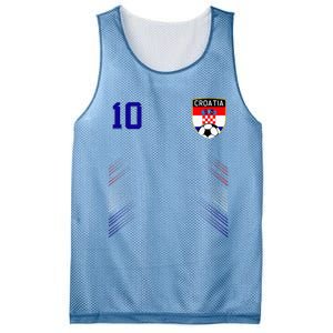 Croatia Soccer Croatian Football Retro 10 Jersey Mesh Reversible Basketball Jersey Tank