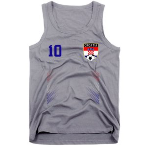 Croatia Soccer Croatian Football Retro 10 Jersey Tank Top