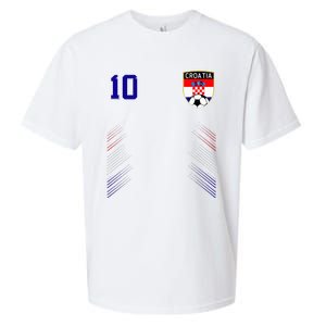 Croatia Soccer Croatian Football Retro 10 Jersey Sueded Cloud Jersey T-Shirt