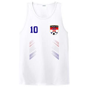 Croatia Soccer Croatian Football Retro 10 Jersey PosiCharge Competitor Tank