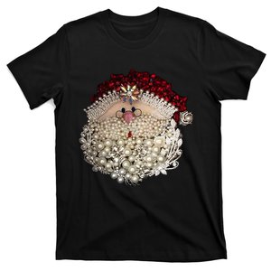 christmas santa claus jewel art  T-Shirt