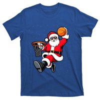 Christmas Santa Claus Dunking A Basketball Xmas Great Gift T-Shirt