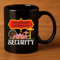 Circus Security Carnival Costume Carny Event Staff Circus 11oz C Handle Ceramic Mug