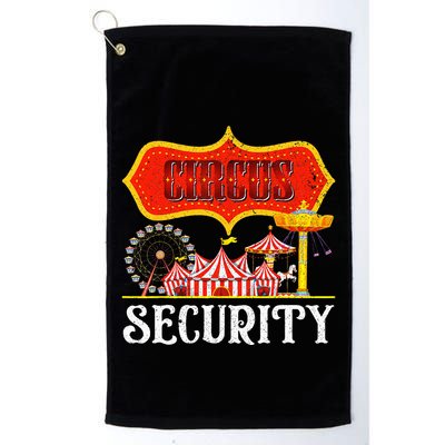 Circus Security Carnival Costume Carny Event Staff Circus Golf Towel
