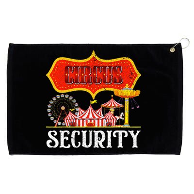 Circus Security Carnival Costume Carny Event Staff Circus Grommeted Golf Towel