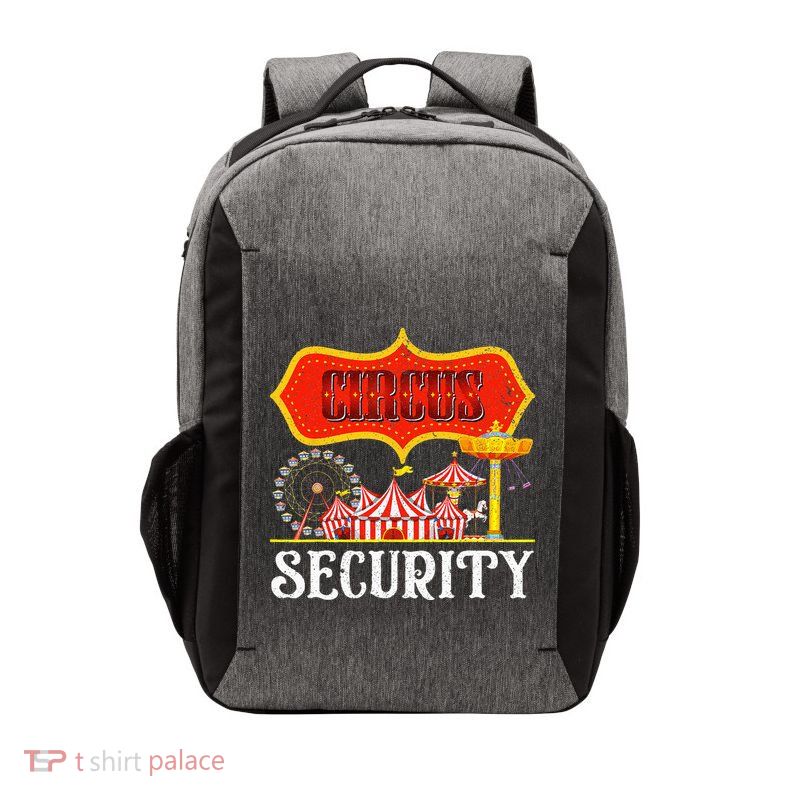 Circus Security Carnival Costume Carny Event Staff Circus Vector Backpack
