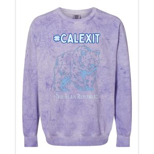 California Secession Calexit Bear Republic Colorblast Crewneck Sweatshirt