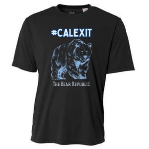 California Secession Calexit Bear Republic Cooling Performance Crew T-Shirt