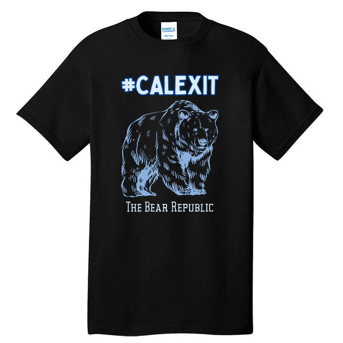 California Secession Calexit Bear Republic Tall T-Shirt