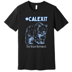 California Secession Calexit Bear Republic Premium T-Shirt