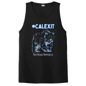 California Secession Calexit Bear Republic PosiCharge Competitor Tank