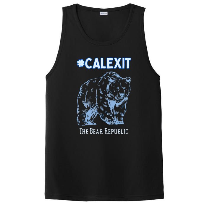 California Secession Calexit Bear Republic PosiCharge Competitor Tank