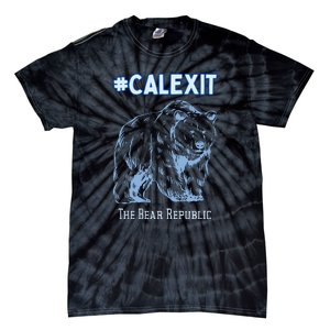 California Secession Calexit Bear Republic Tie-Dye T-Shirt