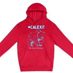 California Secession Calexit Bear Republic Premium Pullover Hoodie