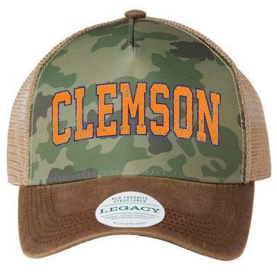 Clemson South Carolina Sc Vintage Legacy Tie Dye Trucker Hat