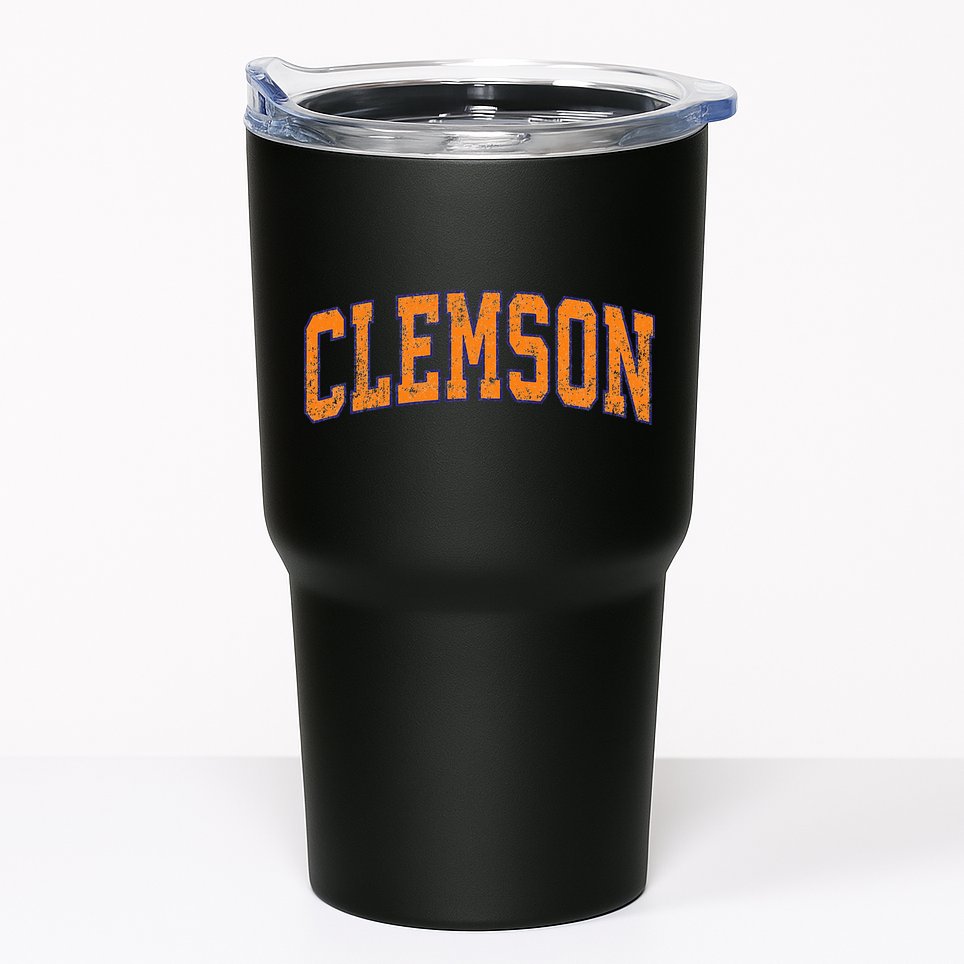 Clemson South Carolina Sc Vintage Tumbler