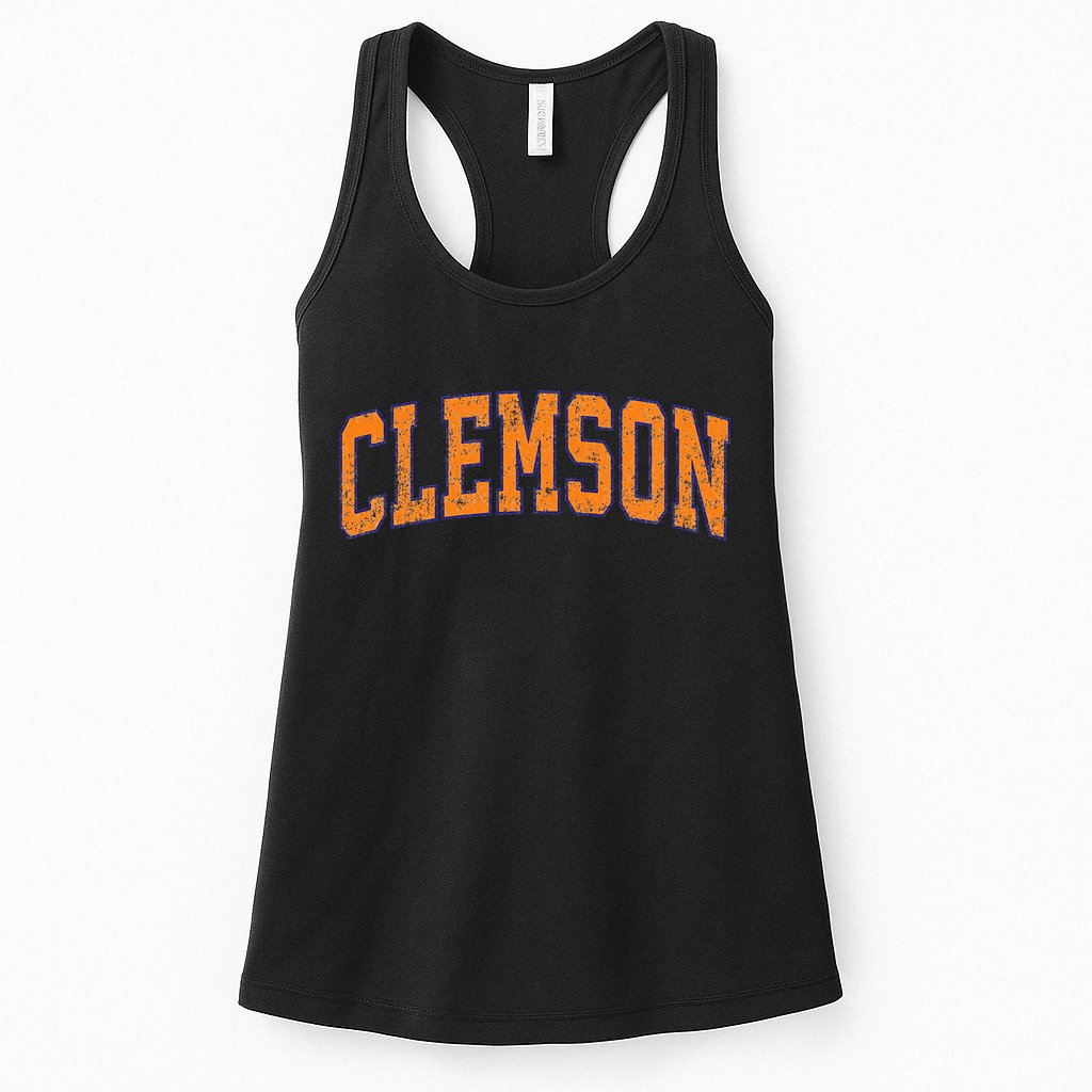 Clemson South Carolina Sc Vintage Womens Tank Top
