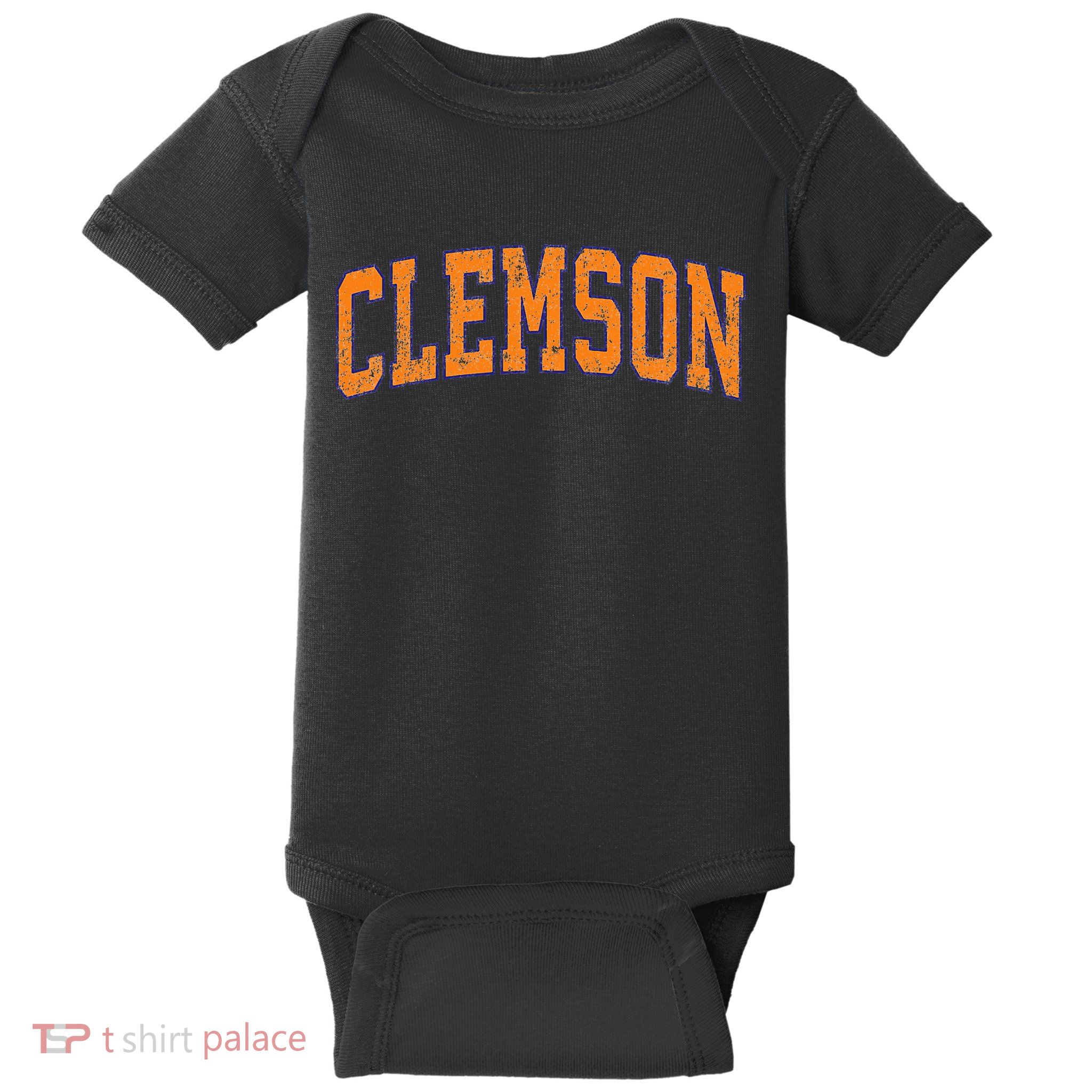 Clemson South Carolina Sc Vintage Baby Bodysuit