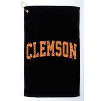Clemson South Carolina Sc Vintage Golf Towel