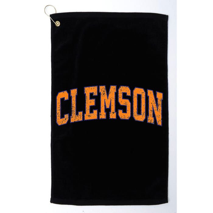 Clemson South Carolina Sc Vintage Golf Towel