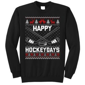 Christmas Santa Claus Player Ice Hockey Funny Sweatshirt