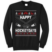 Christmas Santa Claus Player Ice Hockey Funny Tall Sweatshirt