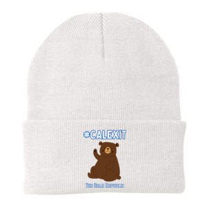 California Secession Calexit Bear Republic Knit Cap Winter Beanie