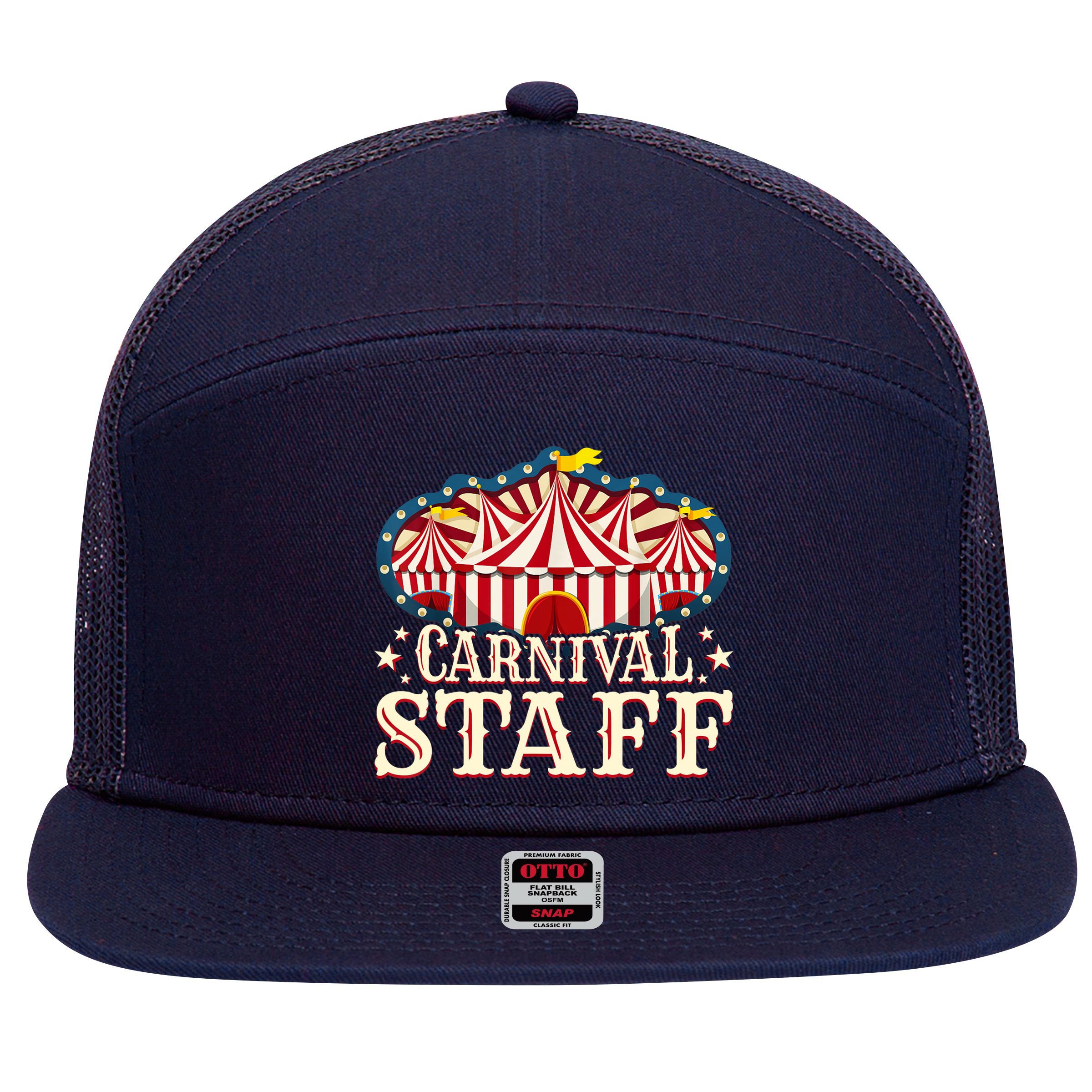 Carnival Staff - Carnival - Carnival Staff 7 Panel Mesh Trucker Snapback Hat