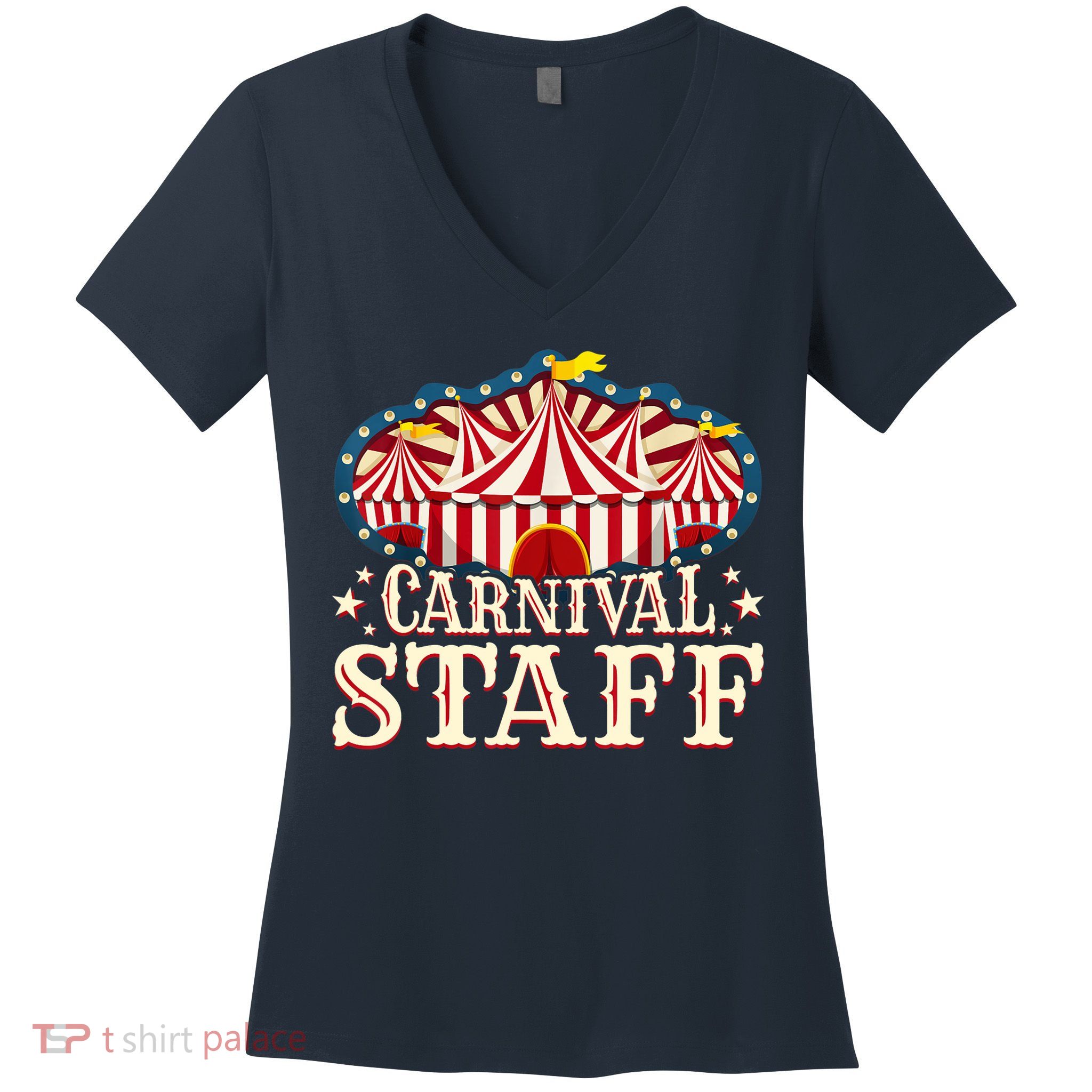 Carnival Staff - Carnival - Carnival Staff Women's V-Neck T-Shirt
