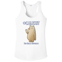 California Secession Calexit Bear Republic Ladies PosiCharge Competitor Racerback Tank